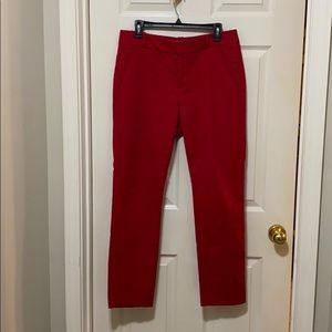 Calvin Klein Red Dress Pants